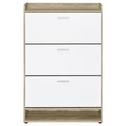 Denia 3-tier Engineered Wood Shoe Cabinet White - 950403