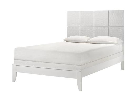 Denker White Queen Panel Bed - DMV FurnitureQueen Bed