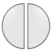 Denlow 2-Piece Wall Mirror in Black - PKG022071