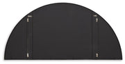 Denlow 2-Piece Wall Mirror in Black - PKG022071