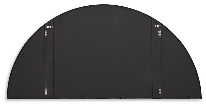 Denlow 2-Piece Wall Mirror in Black - PKG022071