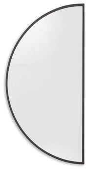 Denlow 2-Piece Wall Mirror in Black - PKG022071