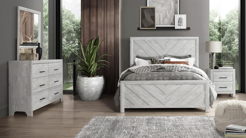 Denver Twin 4pc Bedroom Set Rustic Natural - Denver Twin 4pc Bedroom Set Rustic Natural