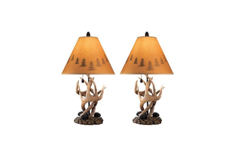 Derek Brown Table Lamp (Set of 2) - DMV FurnitureTable Lamp Pair