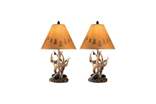 Derek Brown Table Lamp (Set of 2) - DMV FurnitureTable Lamp Pair