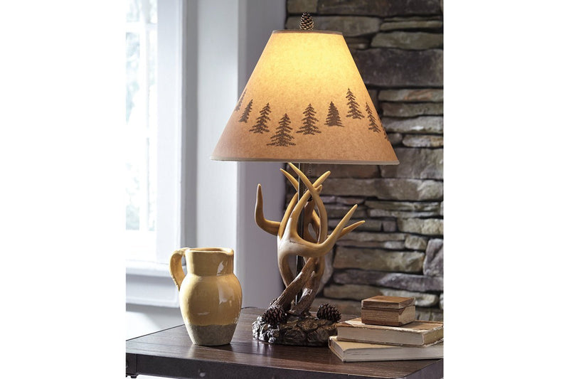 Derek Brown Table Lamp (Set of 2) - DMV FurnitureTable Lamp Pair
