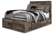 Derekson Full Panel Bed with 6 Storage Drawers with Dresser in Multi Gray from Ashley - DMV Furniture