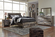 Derekson Gray Footboard Storage Platform Bedroom Set | B200 - DMV FurnitureBedroom Set