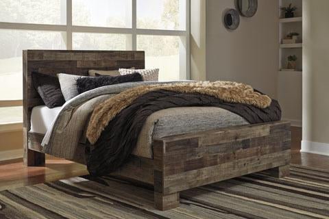 Derekson Gray Queen Panel Bed | B200 - DMV FurnitureQueen Bed