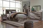 Derekson Multi Gray Double Side/Footboard Storage Platform Bedroom Set - DMV FurnitureBedroom Set