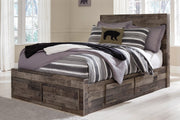 Derekson Multi Gray Double Side/Footboard Storage Platform Youth Bedroom Set - DMV FurnitureYouth Bedroom Set