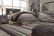 Derekson Multi Gray Footboard Storage Platform Bedroom Set - DMV FurnitureBedroom Set