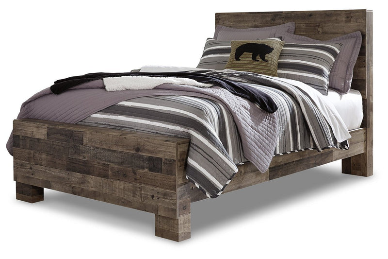 Derekson Multi Gray Full Panel Bed - DMV FurnitureFull Bed