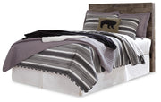 Derekson Multi Gray Full Panel Headboard, Chest and Nightstand - B200B60