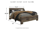 Derekson Multi Gray King Panel Bed - DMV FurnitureKing Bed