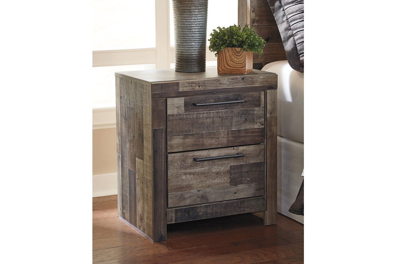 Derekson Multi Gray Nightstand - DMV FurnitureNightstand