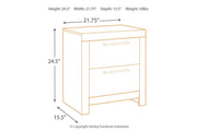 Derekson Multi Gray Nightstand - DMV FurnitureNightstand