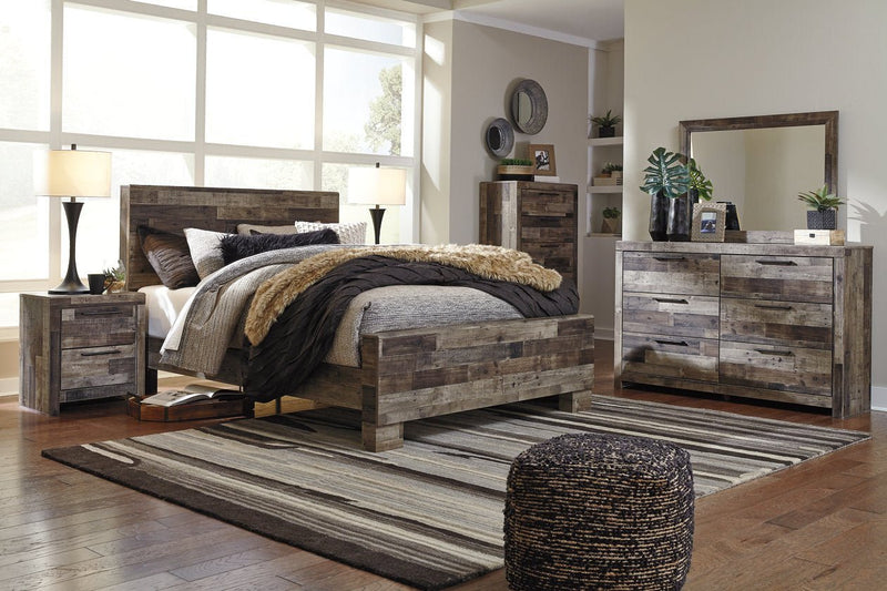 Derekson Multi Gray Nightstand - DMV FurnitureNightstand