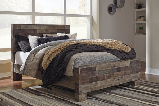 Derekson Multi Gray Queen Panel Bed - DMV FurnitureQueen Bed