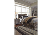 Derekson Multi Gray Queen Platform Bed with 4 Storage Drawers - DMV FurnitureQueen Bed