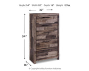 Derekson Multi Gray Queen Storage Bed and 2 Chests - B200B67