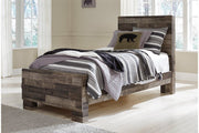 Derekson Multi Gray Twin Panel Bed - DMV FurnitureTwin Bed