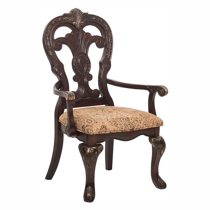 Deryn Park Cherry Arm Chair, Set of 2 - DMV FurnitureDining Chair