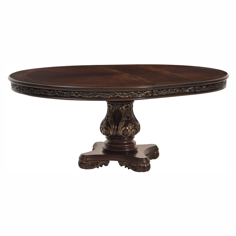 Deryn Park Cherry Extendable Round/Oval Table - DMV FurnitureDining Table