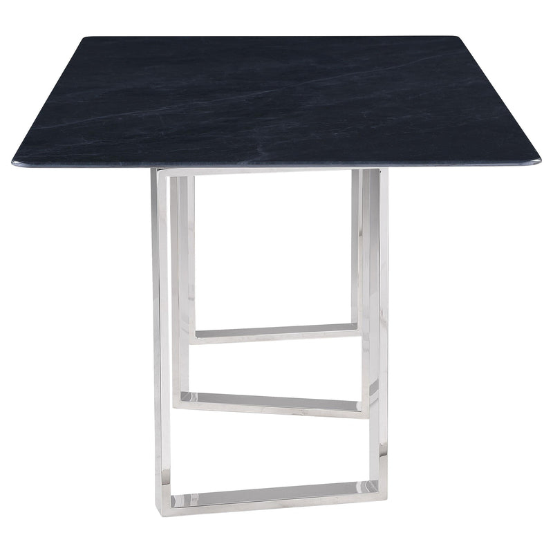 Desden 79-inch Rectangular Sintered Stone Dining Table Grey - 109361
