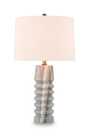 Desmont White/Beige/Gray Table Lamp - L428974