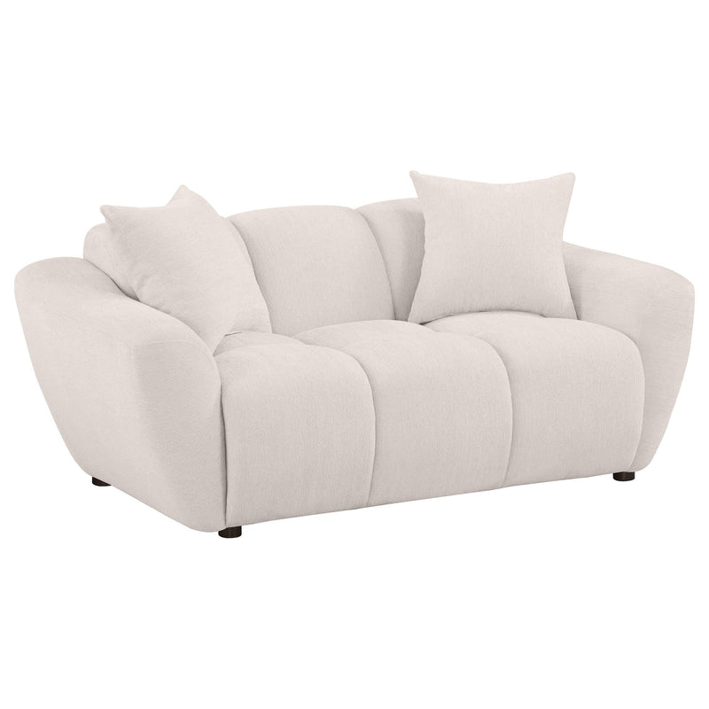 Destino 2-piece Chenille Splayed Arm Sofa Set Greige - 509301-S2