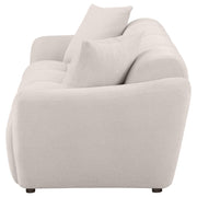 Destino Chenille Upholstered Splayed Arm Sofa Greige - 509301