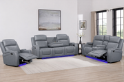 Detroit Gray Sofa & Loveseat & Chair - DETROIT-GY-SLC