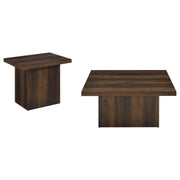 Devar 2-piece Square Coffee and End Table Set Dark Pine - 710888-S2