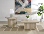 Devar 2-piece Square Coffee End Table Set Distressed Pine - 710878-S2