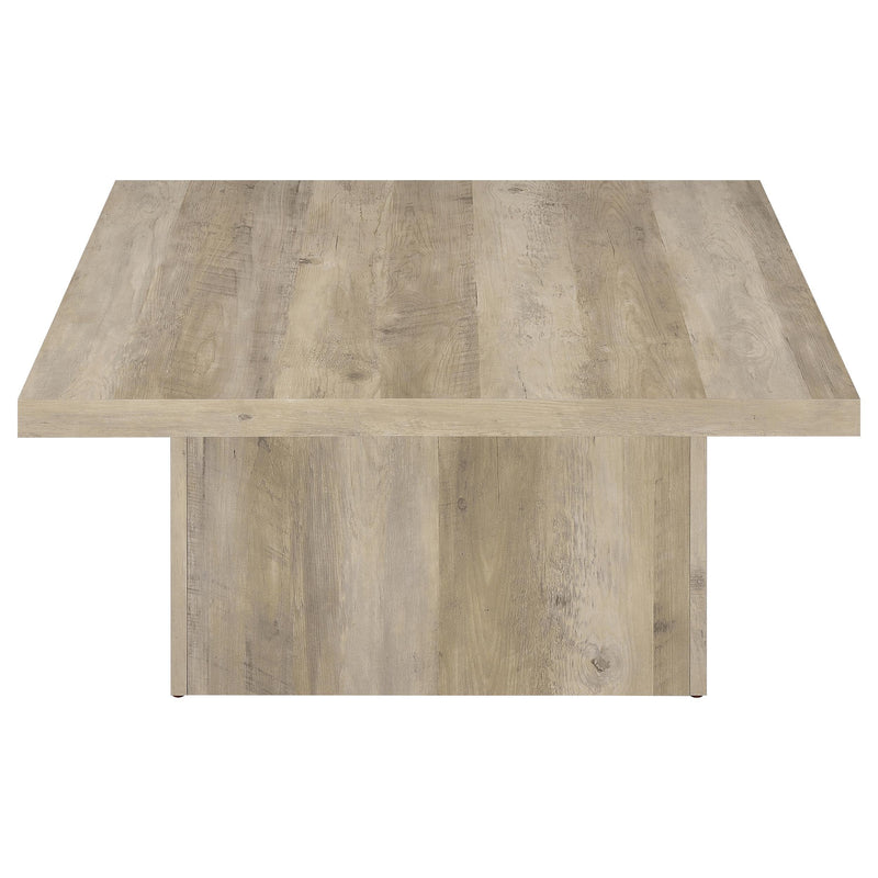 Devar 2-piece Square Coffee End Table Set Distressed Pine - 710878-S2