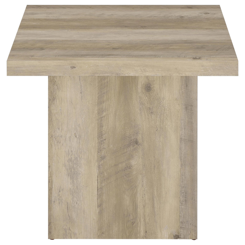Devar 2-piece Square Coffee End Table Set Distressed Pine - 710878-S2