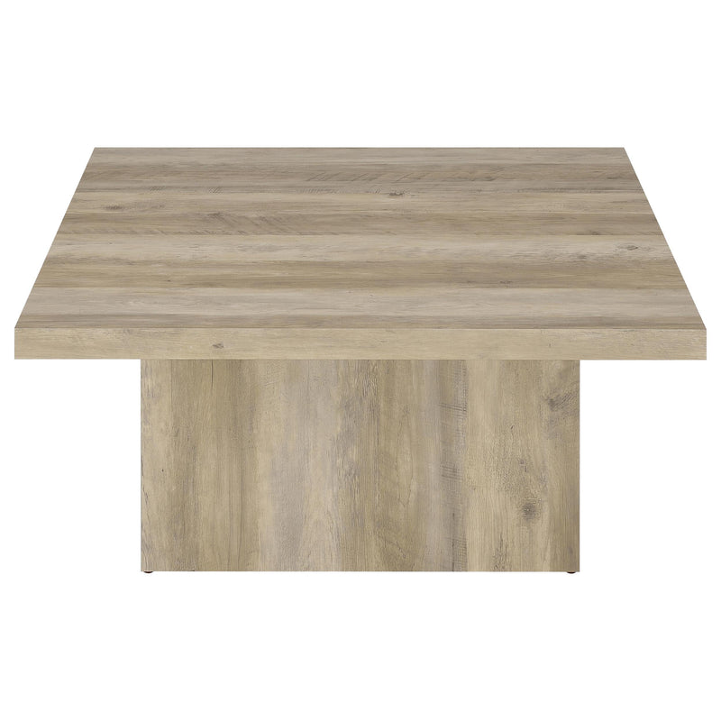 Devar 2-piece Square Coffee End Table Set Distressed Pine - 710878-S2