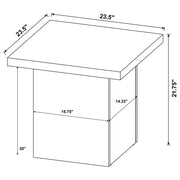 Devar 3-piece Square Coffee and End Table Set Dark Pine - 710888-S3