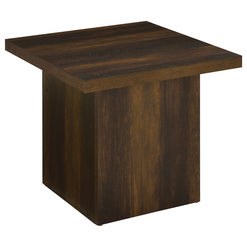 Devar 3-piece Square Coffee and End Table Set Dark Pine - 710888-S3