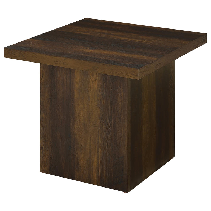 Devar 3-piece Square Coffee and End Table Set Dark Pine - 710888-S3