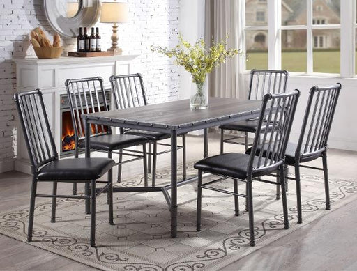 Devar Gray Metal Dining Set - DMV FurnitureDining Room Set