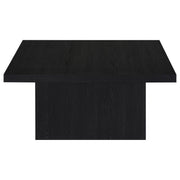 Devar Square Engineered Wood Cocktail Coffee Table Black - 706408