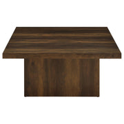 Devar Square Engineered Wood Cocktail Coffee Table Dark Pine - 710888