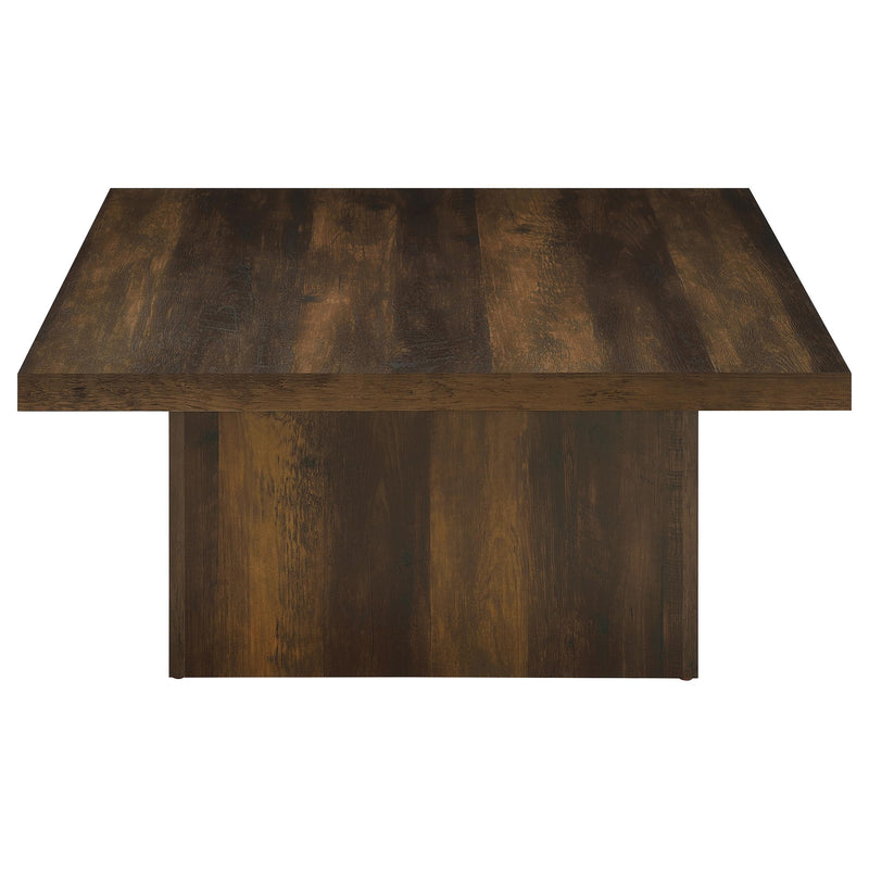 Devar Square Engineered Wood Cocktail Coffee Table Dark Pine - 710888