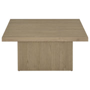 Devar Square Engineered Wood Cocktail Coffee Table Latte - 710918