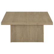 Devar Square Engineered Wood Cocktail Coffee Table Latte - 710918