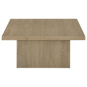 Devar Square Engineered Wood Cocktail Coffee Table Latte - 710918