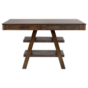 Dewey 5-piece Rectangular Dining Table Set Walnut - 115208-S5