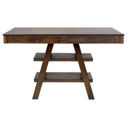 Dewey Rectangular 60-inch Counter Height Dining Table Walnut - 115208